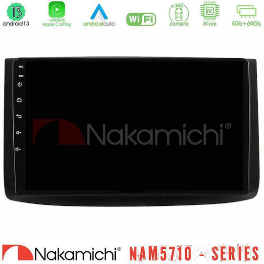 Nakamichi Ηχοσύστημα Αυτοκινήτου για Chevrolet Aveo 2006-2010 (Bluetooth/USB/WiFi/GPS/Apple-Carplay/Android-Auto) με Οθόνη Αφής 9"