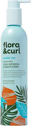 Flora & Curl Coconut Mint Curl Refresh Hydration Conditioner for Curly Hair 300ml