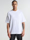 Herrenblusen Kurzarm T-Shirts Weiß