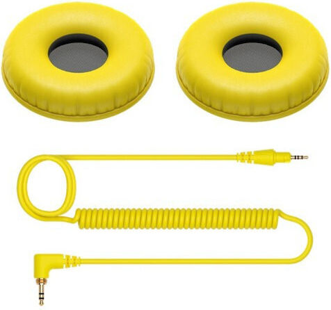 Pioneer Hc-cp08 Hdj-cue1 Earpads Yellow Headphone Spare Parts & Accessories
