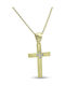 Ortaxidis Gold Kreuz 14K mit Kette