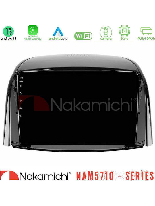 Nakamichi Car Audio System for Renault Koleos 2007-2015 Bluetooth USB WiFi GPS Apple CarPlay Android Auto with 9" Touch Screen