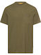 Herrenblusen T-Shirt Dunkles Öl