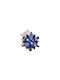 Mat Fashion Flower Blue Pin 0043.8161.N-royal-blue