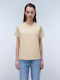 Women's Beige T-shirt