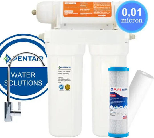 Pentair 2g Slimline Triple Under Sink Pentair 2g Slimline Triple Under Sink
