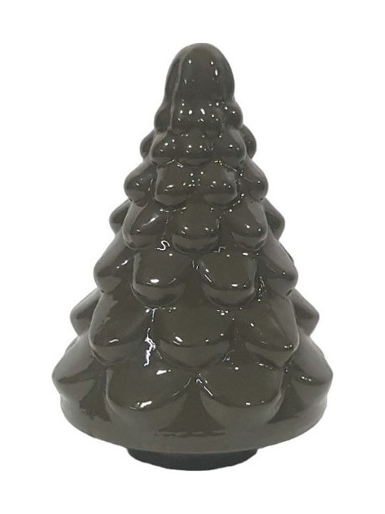 Weihnachtsdekorationen mit Bäumen Glas Grünes 13cm 2 Stück