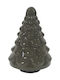 Weihnachtsdekorationen mit Bäumen Glas Grünes 13cm 2 Stück