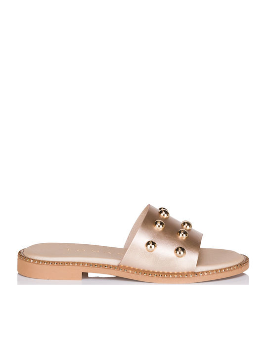 Tomas Shoes Δερμάτινα Σανδάλια Καφέ