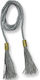 Double Satin Tassel Gray 1.20m 4 Pieces