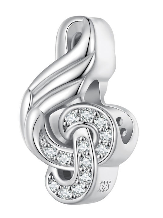 Silver me Charm cu Pietre din Argint cu Zircon ABR0942