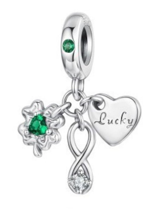 Silver me Charm Infinity Silver with Zircon ABR0946