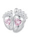 Silver me Charm with Stones from Silver with Zircon ABR0939