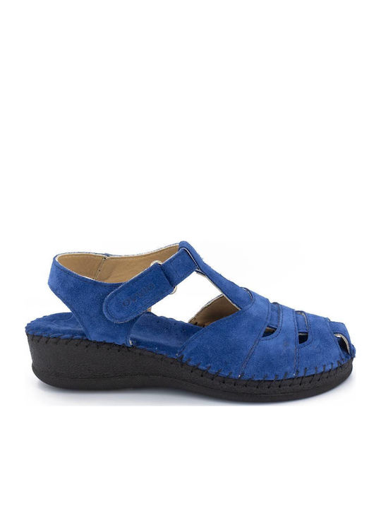 Castor Anatomic Leder Flache Damen Sandalen Ana...