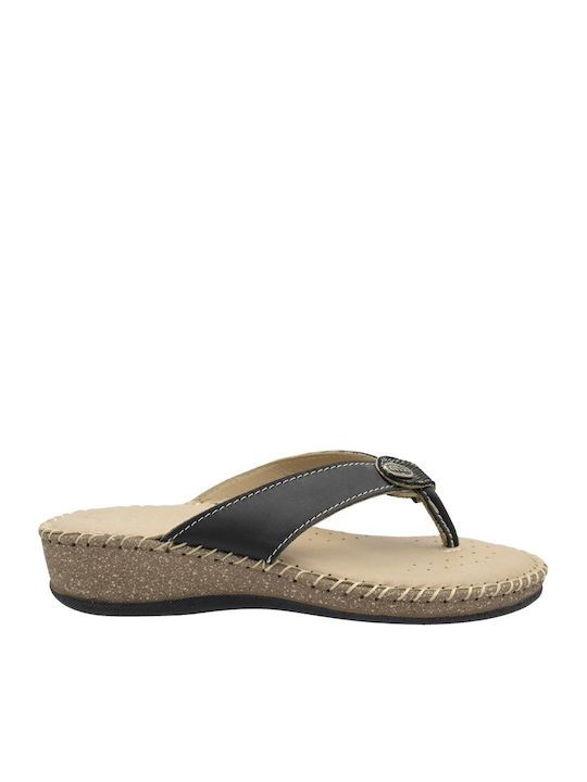 Castor Anatomic Leder Flache Damen Sandalen Ana...