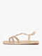 Women's Flat Sandals Gold