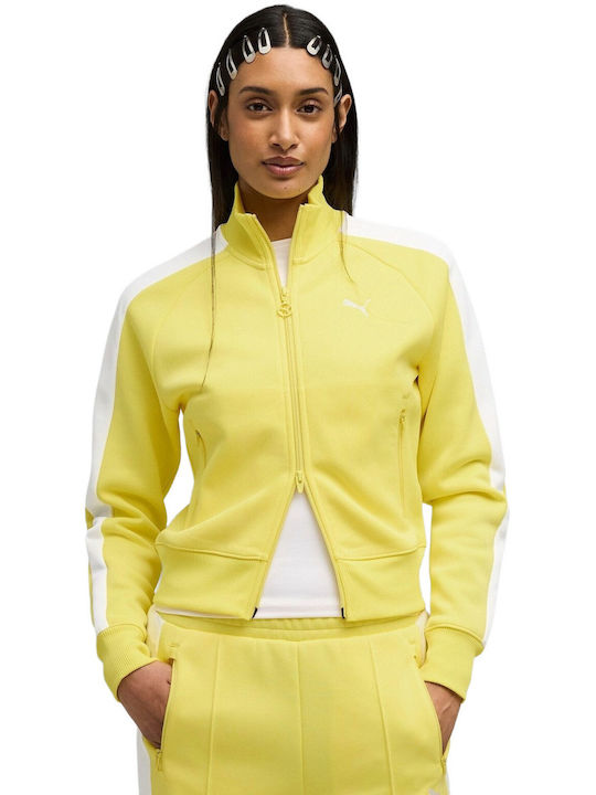 T7 Always Γυναικεία Ζακέτα Φούτερ Yellow