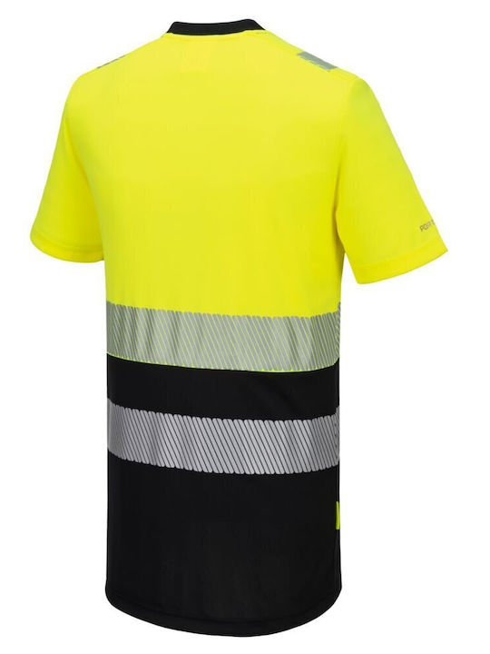 Tricou Reflectorizant Dx4 En 20471 Clasa 1 Mărimea S Galben Negru