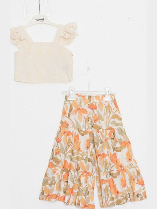 Restart for kids Kids Set with Pants Ecru 2pcs
