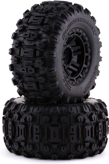 Traxxas Maxx Sledgehammer 2.8" Pre-mounted Tires Black 2pcs 17mm Hex