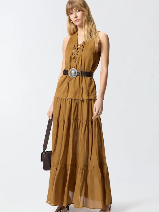 Pinko Dress All Day Brown
