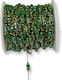 Steel Chain Crystals 4x9x3mm