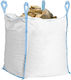 Trash Bags for the Garden with Handles 100x92cm White