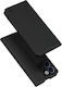 Techsuit Magskin Book Silicone Synthetic Leather Black Oppo Reno15 F
