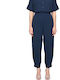 Women's Fabric Trousers Navy