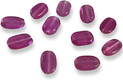Glass Bead Flat 10*7*3mm 50 Pieces
