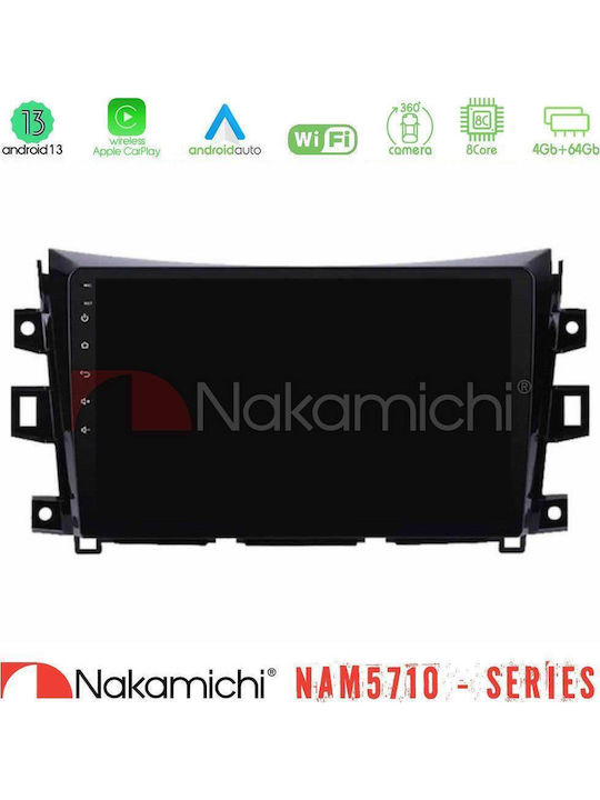 Nakamichi Car Audio System for Nissan Navara / NP300 2016-2021 Bluetooth USB WiFi GPS Apple CarPlay Android Auto with 9" Touch Screen