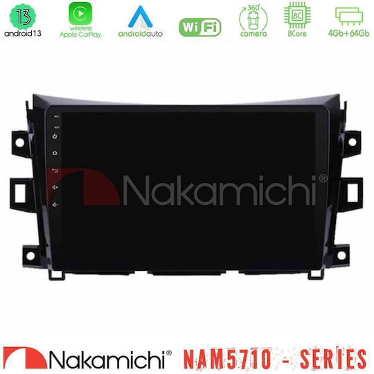 Nakamichi Ηχοσύστημα Αυτοκινήτου για Nissan Navara / NP300 2016-2021 (Bluetooth/USB/WiFi/GPS/Apple-Carplay/Android-Auto) με Οθόνη Αφής 9"