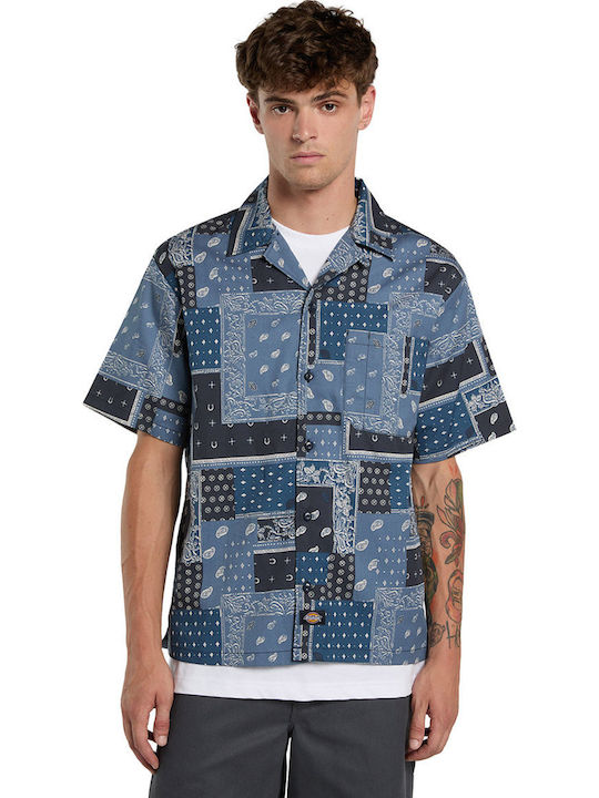 Dickies Shirt Κοντομάνικο Πουκάμισο Μπλε