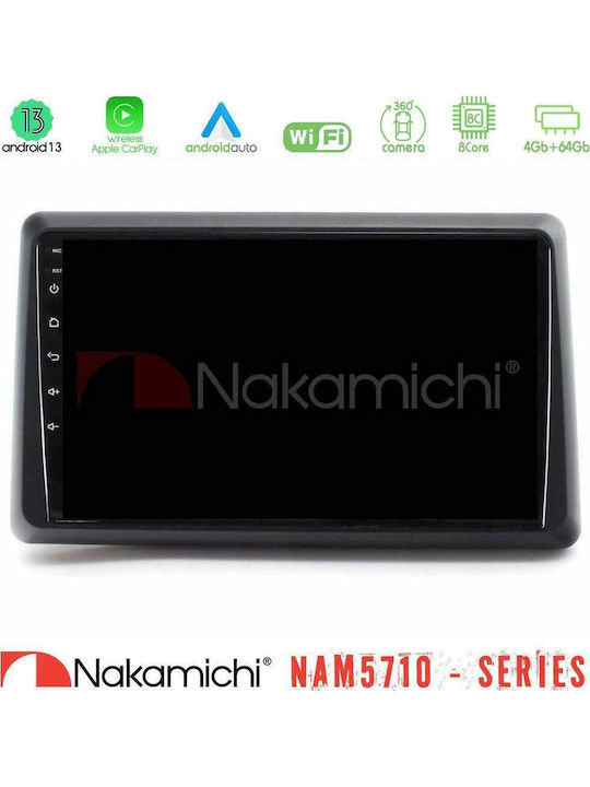 Nakamichi Car Audio System for Renault Express 2020 with Touch Screen 9" Bluetooth USB Wi-Fi GPS Apple CarPlay Android Auto