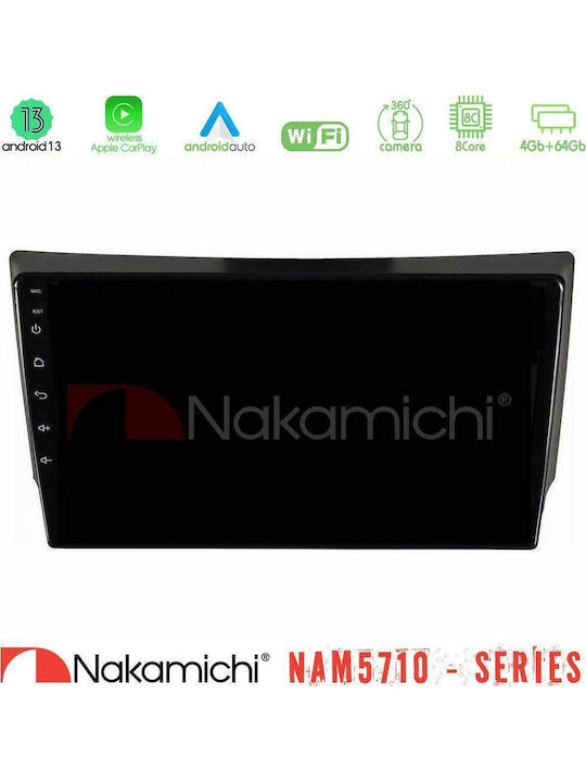 Nakamichi Car Audio System for SsangYong Rexton 2002-2006 Bluetooth USB WiFi GPS Apple CarPlay Android Auto with 9" Touch Screen