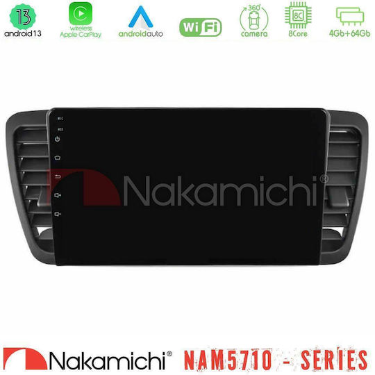 Nakamichi Car Audio System for Subaru Legacy / Outback 2002-2008 Bluetooth USB WiFi GPS Apple CarPlay Android Auto with 9" Touch Screen