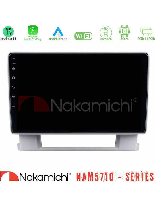 Nakamichi Car Audio System for Opel Astra 2010-2014 Bluetooth USB WiFi GPS Apple CarPlay Android Auto with 9" Touch Screen
