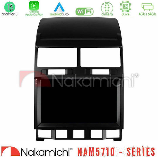 Nakamichi Car Audio System for Volkswagen Touareg 2002 – 2010 Bluetooth USB WiFi GPS Apple CarPlay Android Auto with 9" Touch Screen