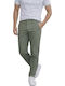 Chino Trousers in Slim Fit Green