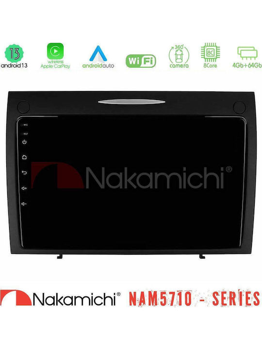 Nakamichi Car Audio System for Mercedes-Benz SLK 2004-2010 Bluetooth USB WiFi GPS Apple CarPlay Android Auto with 9" Touch Screen