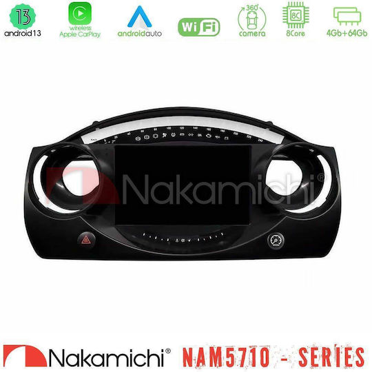 Nakamichi Ηχοσύστημα Αυτοκινήτου για Mini Cooper 2001-2006 (Bluetooth/USB/WiFi/GPS/Apple-Carplay/Android-Auto) με Οθόνη Αφής 9"