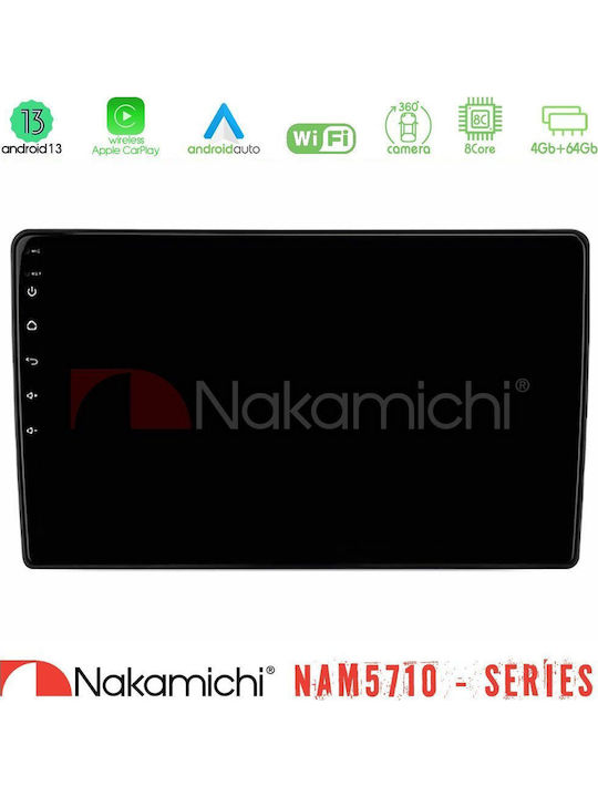 Nakamichi Ηχοσύστημα Αυτοκινήτου για Renault Master 2019-2021 (Bluetooth/USB/WiFi/GPS/Apple-Carplay/Android-Auto) με Οθόνη Αφής 10"