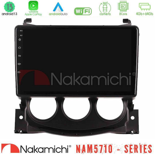 Nakamichi Ηχοσύστημα Αυτοκινήτου για Nissan 370Z 2009-2013 (Bluetooth/USB/WiFi/GPS/Apple-Carplay/Android-Auto) με Οθόνη Αφής 9"