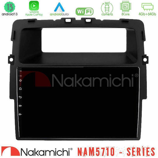 Nakamichi Ηχοσύστημα Αυτοκινήτου για Opel Vivaro Renault Trafic Nissan Primastar 2011-2014 (Bluetooth/USB/WiFi/GPS/Apple-Carplay/Android-Auto) με Οθόνη Αφής 10"