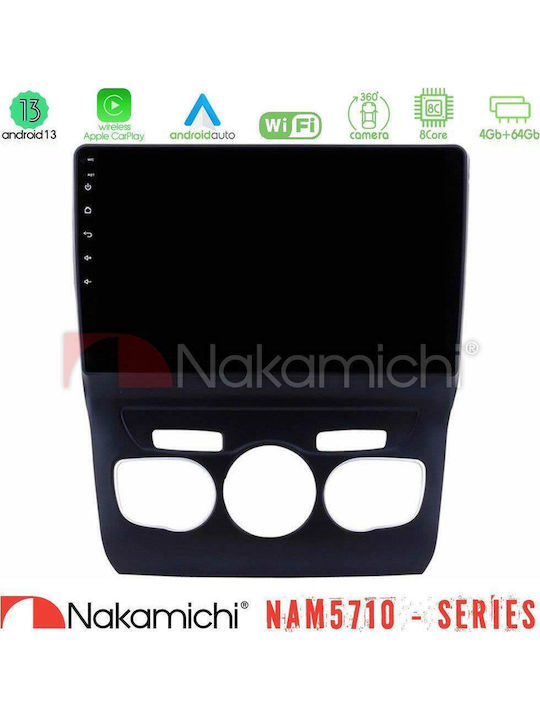 Nakamichi Car Audio System for Citroen C4 2011-2016 Bluetooth USB WiFi GPS Apple CarPlay Android Auto with 10" Touch Screen