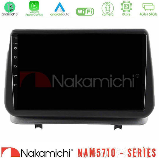 Автомобилна Аудио Система за Renault Clio 2005-2012 (Bluetooth/USB/WiFi/GPS/Apple CarPlay/Android Auto) с Touch Screen 9"