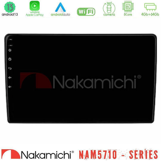 Nakamichi Ηχοσύστημα Αυτοκινήτου για Alfa Romeo Brera / Spider 2006-2010 (Bluetooth/USB/WiFi/GPS/Apple-Carplay/Android-Auto) με Οθόνη Αφής 9"