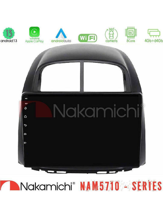 Nakamichi Car Audio System for Daihatsu Sirion Subaru Justy 2006-2012 Bluetooth USB Wi-Fi GPS Apple CarPlay Android Auto with 10 Inch Touch Screen