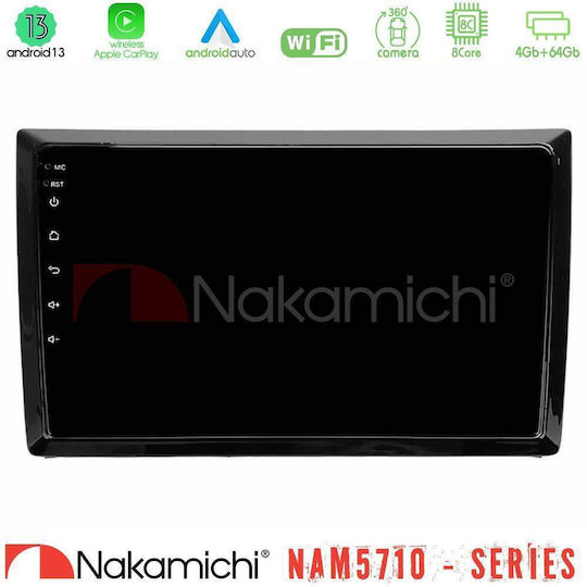 Nakamichi Ηχοσύστημα Αυτοκινήτου για Volkswagen Beetle 2012-2018 (Bluetooth/USB/WiFi/GPS/Apple-Carplay/Android-Auto) με Οθόνη Αφής 9"