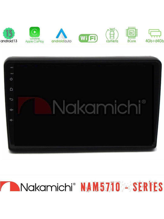 Nakamichi Car Audio System for Citroen C5 2008-2019 Bluetooth USB WiFi GPS Apple CarPlay Android Auto with 10" Touch Screen